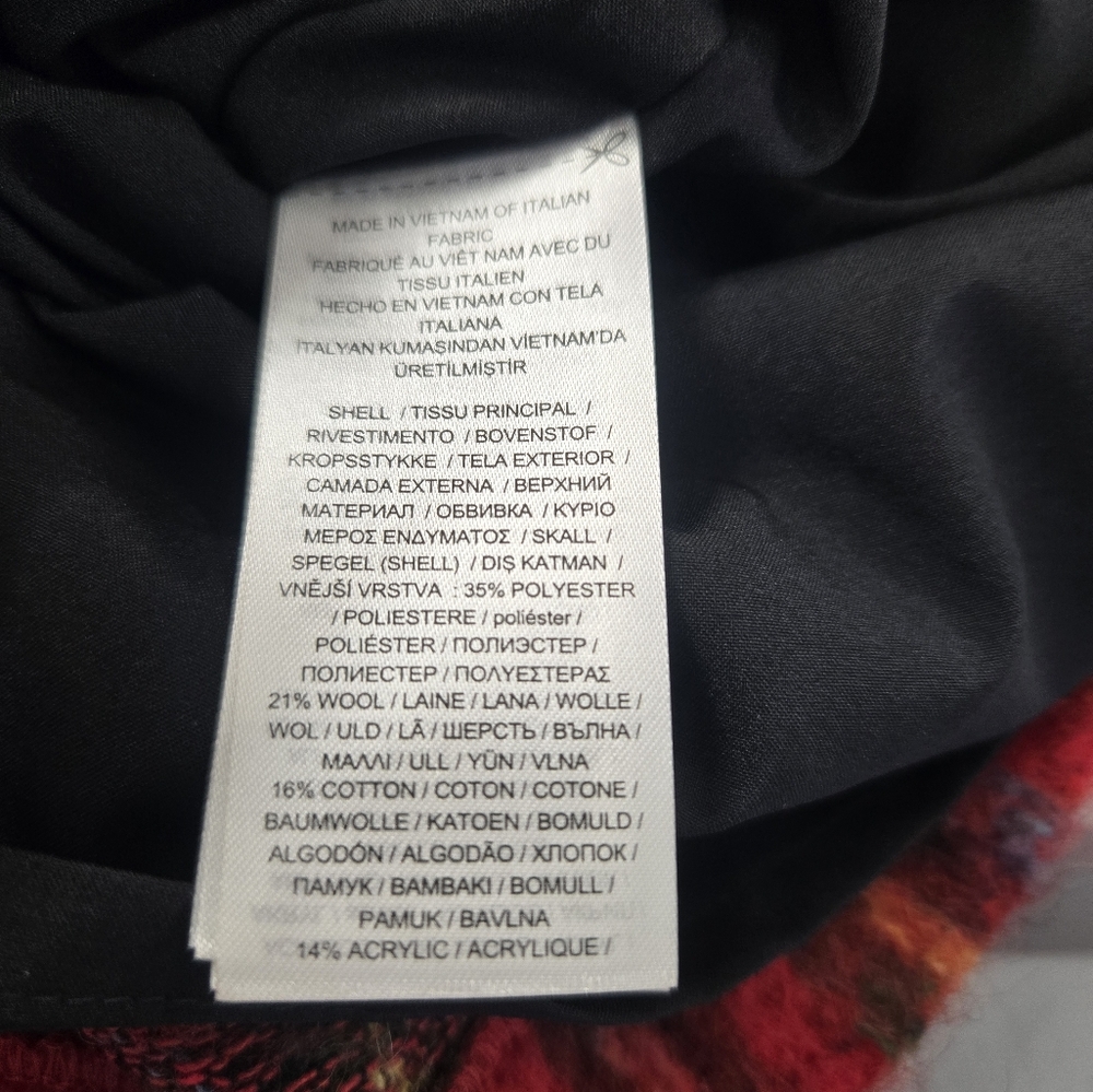 Lauren Ralph Lauren Women's Size 8 Plaid Mohair Pencil Mini Skirt 28" Waist - Picture 7 of 8